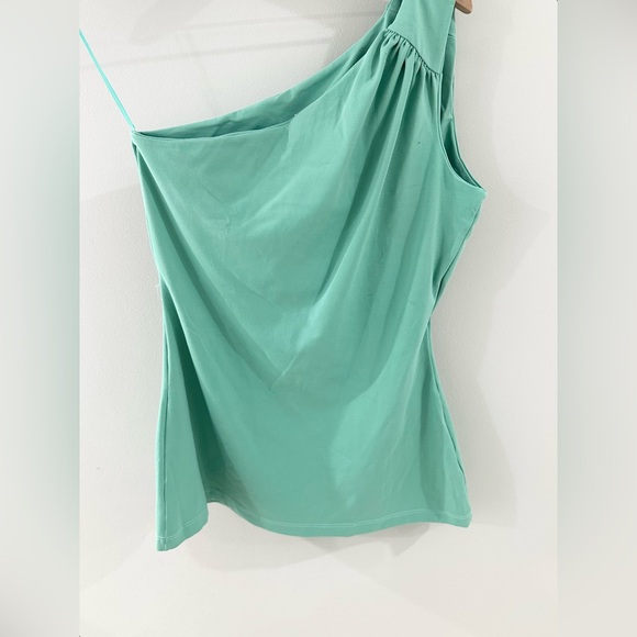 Susana Monaco One Shoulder Top Mint Green Size Small - Picture 3 of 5